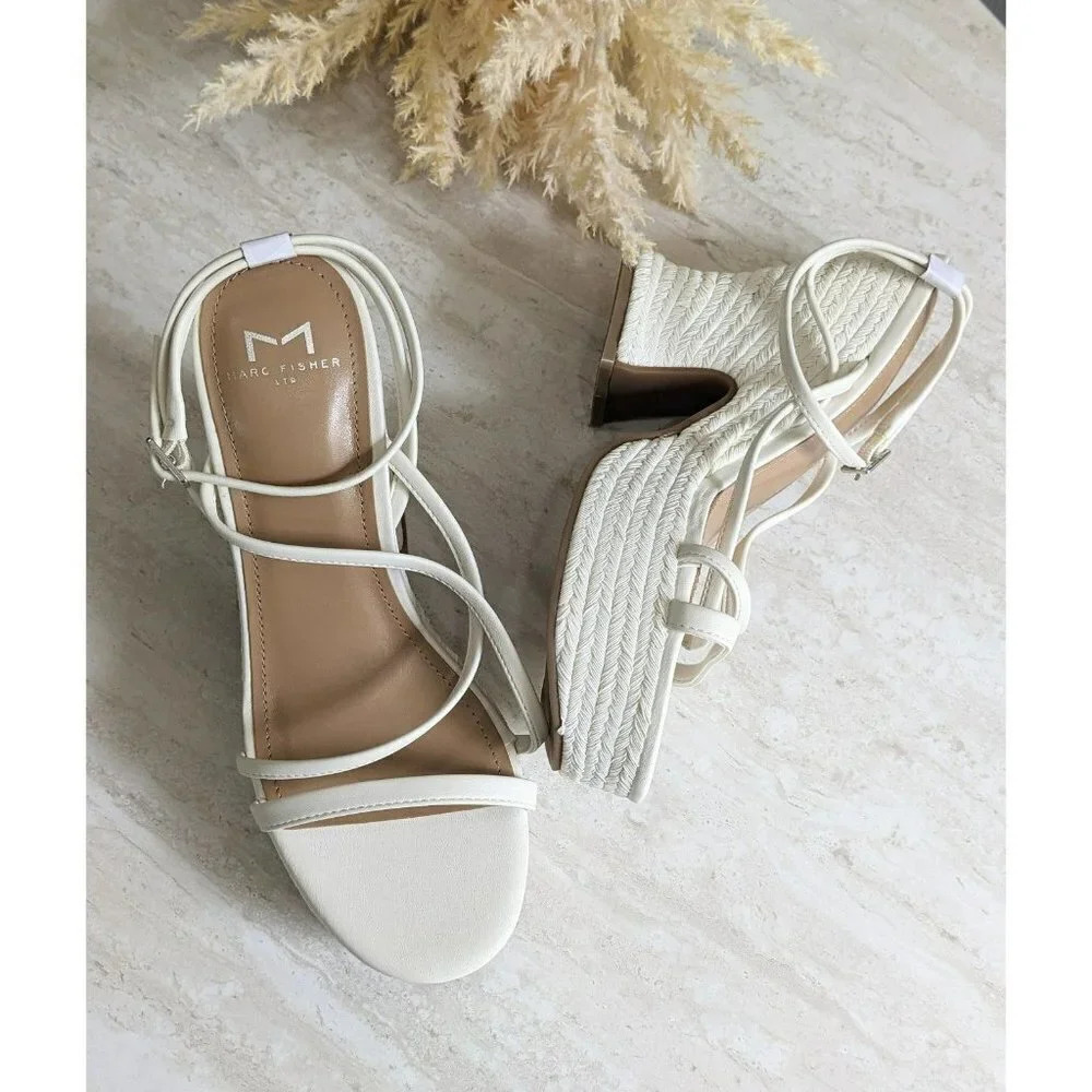 NIB Marc Fisher LTD Women's Fetch Espadrilles Platform Size 10M (MSRP $120)